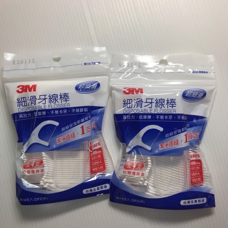 3M細滑牙線棒 36支+4支入 附攜帶盒 DF01P【艾保康】