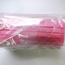 愛民 成人醫療口罩 雙鋼印 50片 台灣製 桃紅色【艾保康】
